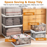 2-Pack: Foldable Storage Bins Collapsible Storage Box Organizer Storage & Organization - Tophatter Daily Deals