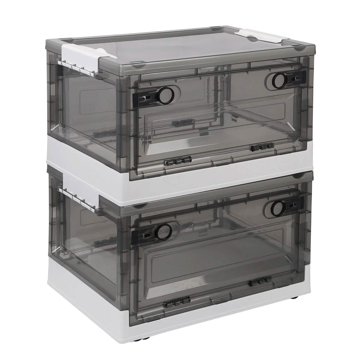 2-Pack: Foldable Storage Bins Collapsible Storage Box Organizer S Storage & Organization - Tophatter Daily Deals