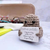 2-Pack: Funny Positive Potato Cute Wool Knitting Doll Furniture & Decor - Tophatter Daily Deals