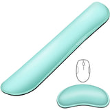 2-Pack: Gimars Upgrade Enlarge Gel Memory Foam Set Keyboard Wrist Rest Pad Green Keyboard & Mouse Wrist Rest - Tophatter Daily Deals
