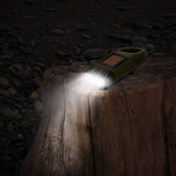 2-Pack: Hand Crank Solar Powered Flashlight Outdoor Recreation - Tophatter Daily Deals