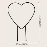 2-Pack: Heart-Shaped Plant Support Stake Garden & Patio - Tophatter Daily Deals