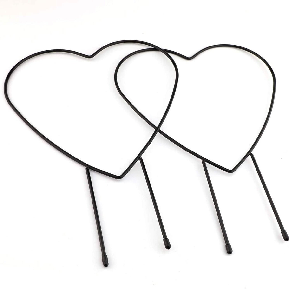 2-Pack: Heart-Shaped Plant Support Stake Garden & Patio - Tophatter Daily Deals