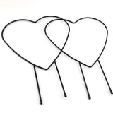 2-Pack: Heart-Shaped Plant Support Stake Garden & Patio - Tophatter Daily Deals