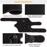 2-Pack: Heated Knee Massage Wrap Health & Wellness - Tophatter Daily Deals