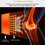 2-Pack: Heated Knee Massage Wrap Health & Wellness - Tophatter Daily Deals