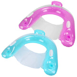 2-Pack: Inflatable Float Pool Chair with Cup Holder Arm Rest Outdoor Recreation - Tophatter Daily Deals