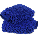 2-Pack: Large Size Microfiber Car Wash Mitt Blue Automotive - Tophatter Daily Deals