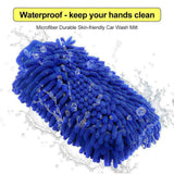 2-Pack: Large Size Microfiber Car Wash Mitt Automotive - Tophatter Daily Deals