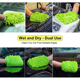 2-Pack: Large Size Microfiber Car Wash Mitt Automotive - Tophatter Daily Deals