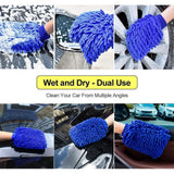 2-Pack: Large Size Microfiber Car Wash Mitt Automotive - Tophatter Daily Deals