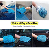 2-Pack: Large Size Microfiber Car Wash Mitt Automotive - Tophatter Daily Deals