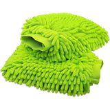 2-Pack: Large Size Microfiber Car Wash Mitt Green Automotive - Tophatter Daily Deals