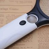 2-Pack: LED Light 45x Magnifying Glass Lens Mini Pocket Handheld Microscope School, Office & Art Supplies - Tophatter Daily Deals