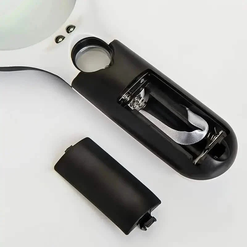 2-Pack: LED Light 45x Magnifying Glass Lens Mini Pocket Handheld Microscope School, Office & Art Supplies - Tophatter Daily Deals