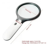2-Pack: LED Light 45x Magnifying Glass Lens Mini Pocket Handheld Microscope School, Office & Art Supplies - Tophatter Daily Deals