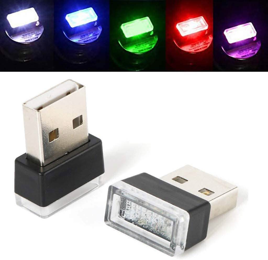 2-Pack: LED Mini Light Car Interior Wireless Atmosphere Light Automotive - Tophatter Daily Deals