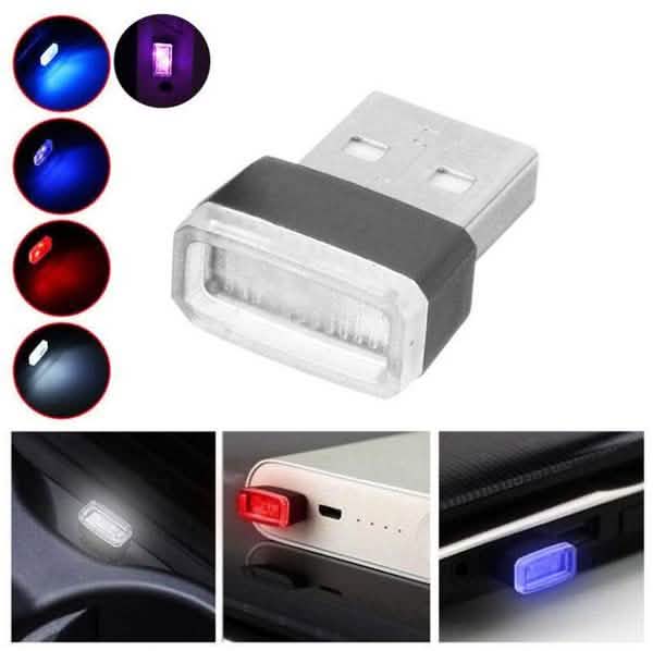 2-Pack: LED Mini Light Car Interior Wireless Atmosphere Light Automotive - Tophatter Daily Deals