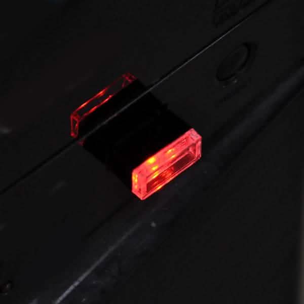 2-Pack: LED Mini Light Car Interior Wireless Atmosphere Light Red Automotive - Tophatter Daily Deals