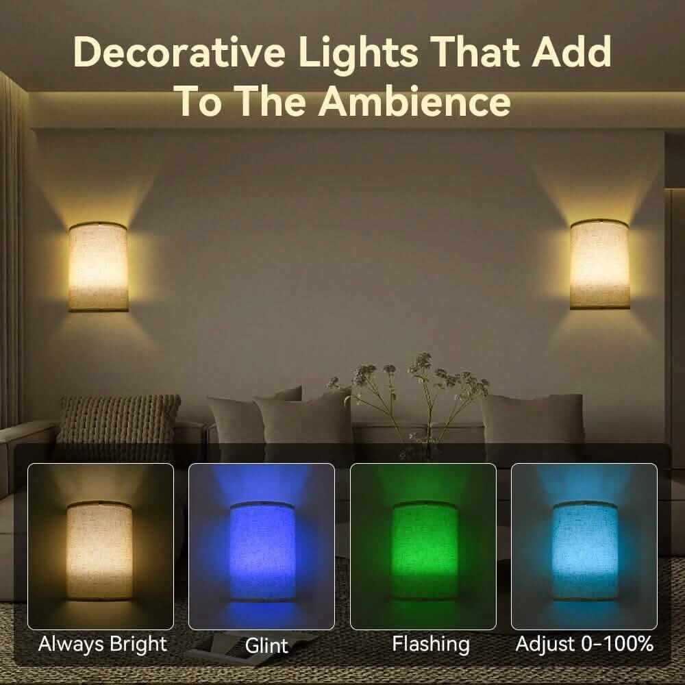 2-Pack: Magnetic Wireless Wall Sconce Lighting Indoor Lighting - Tophatter Daily Deals