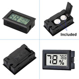 2-Pack: Mini Digital Hygrometer Gauge Indoor Thermometer Household Appliances - Tophatter Daily Deals