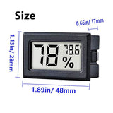 2-Pack: Mini Digital Hygrometer Gauge Indoor Thermometer Household Appliances - Tophatter Daily Deals