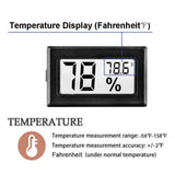 2-Pack: Mini Digital Hygrometer Gauge Indoor Thermometer Household Appliances - Tophatter Daily Deals
