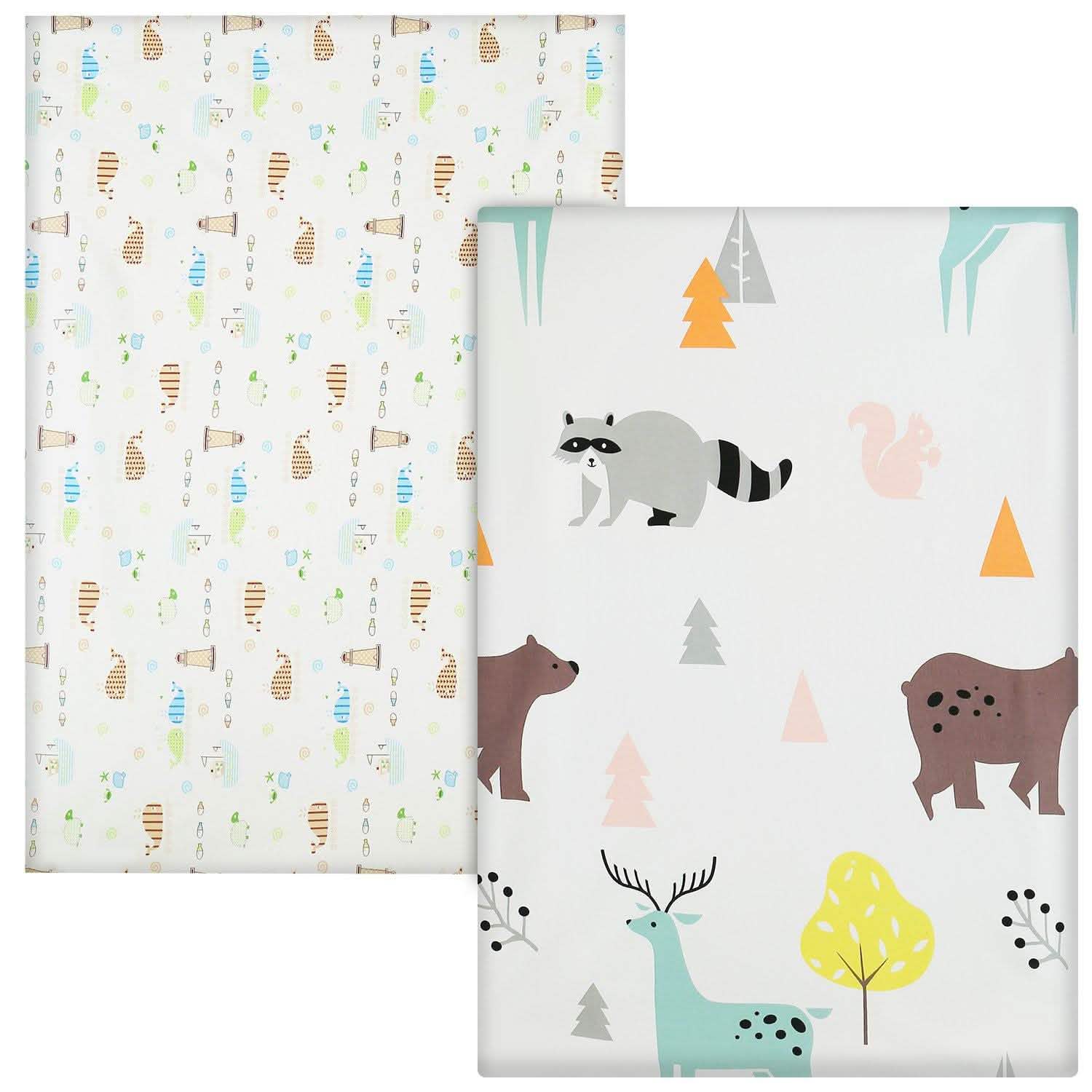 2-Pack: Pack N Play Portable Crib Sheet Baby Gear - Tophatter Daily Deals