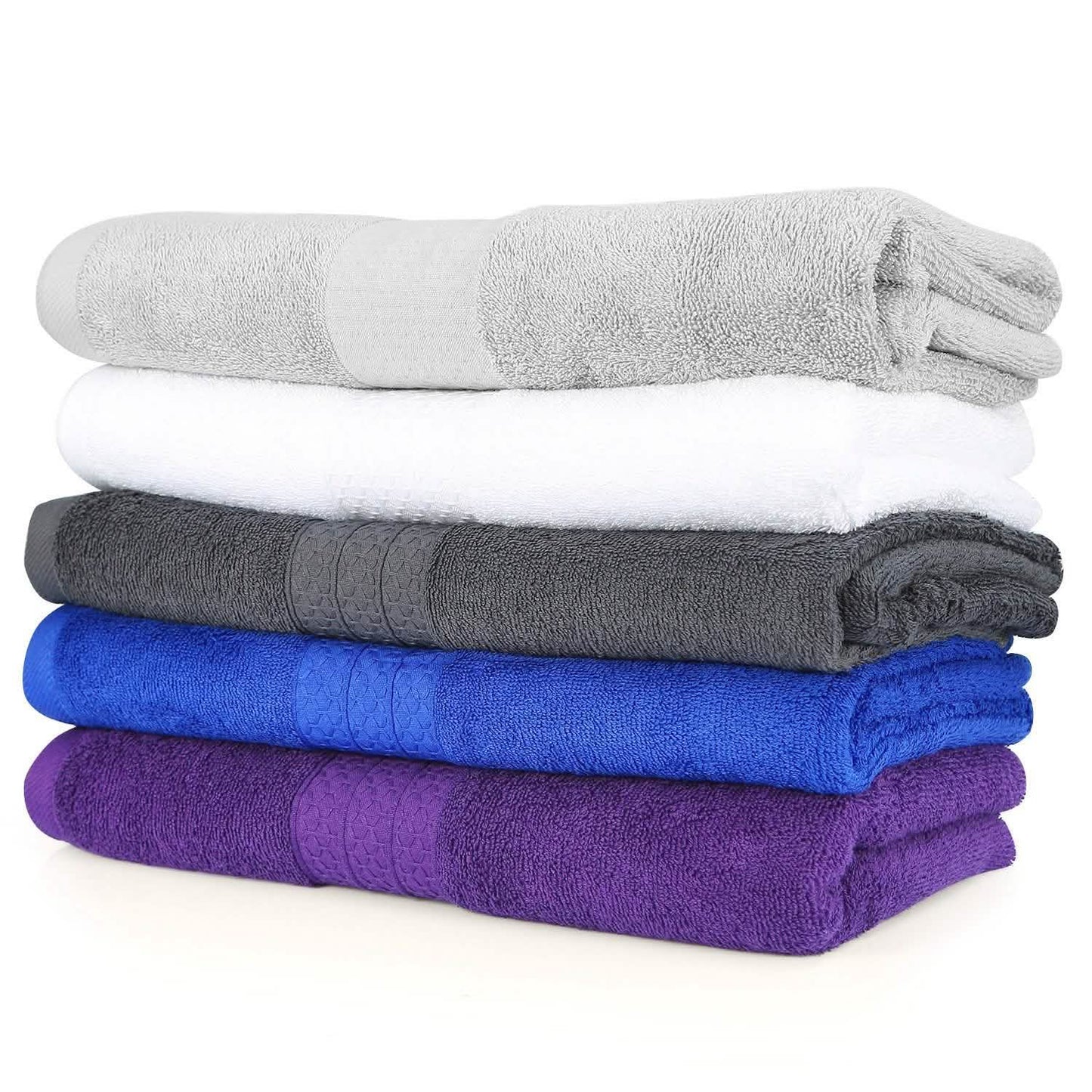 2-Pack: Pakistan Cotton Bath Towel Bath - Tophatter Daily Deals