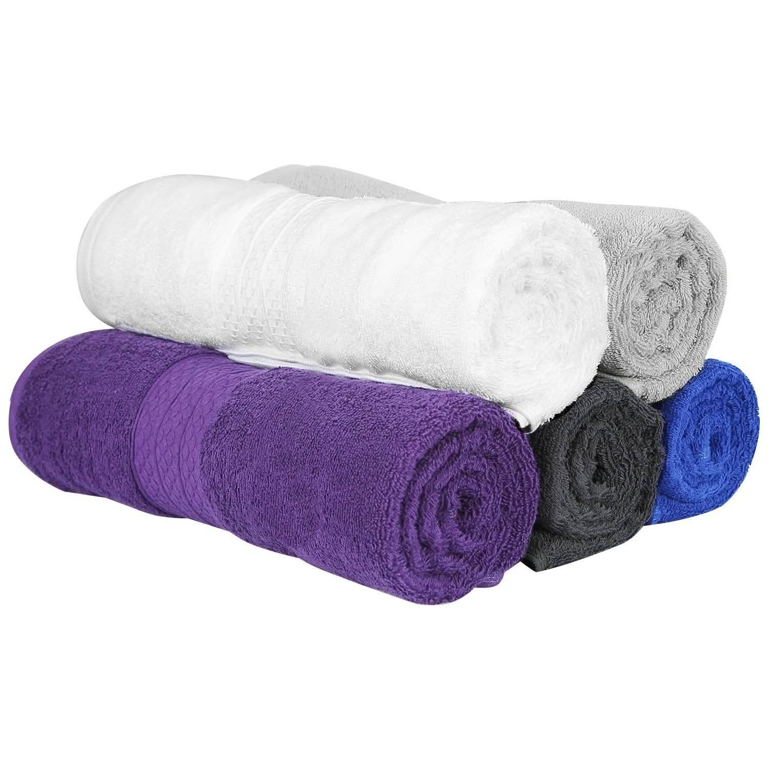 2-Pack: Pakistan Cotton Bath Towel Bath - Tophatter Daily Deals