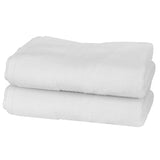 2-Pack: Pakistan Cotton Bath Towel White Bath - Tophatter Daily Deals