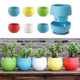 2-Pack: Plastic Plant Flower Pots Garden & Patio - Tophatter Daily Deals