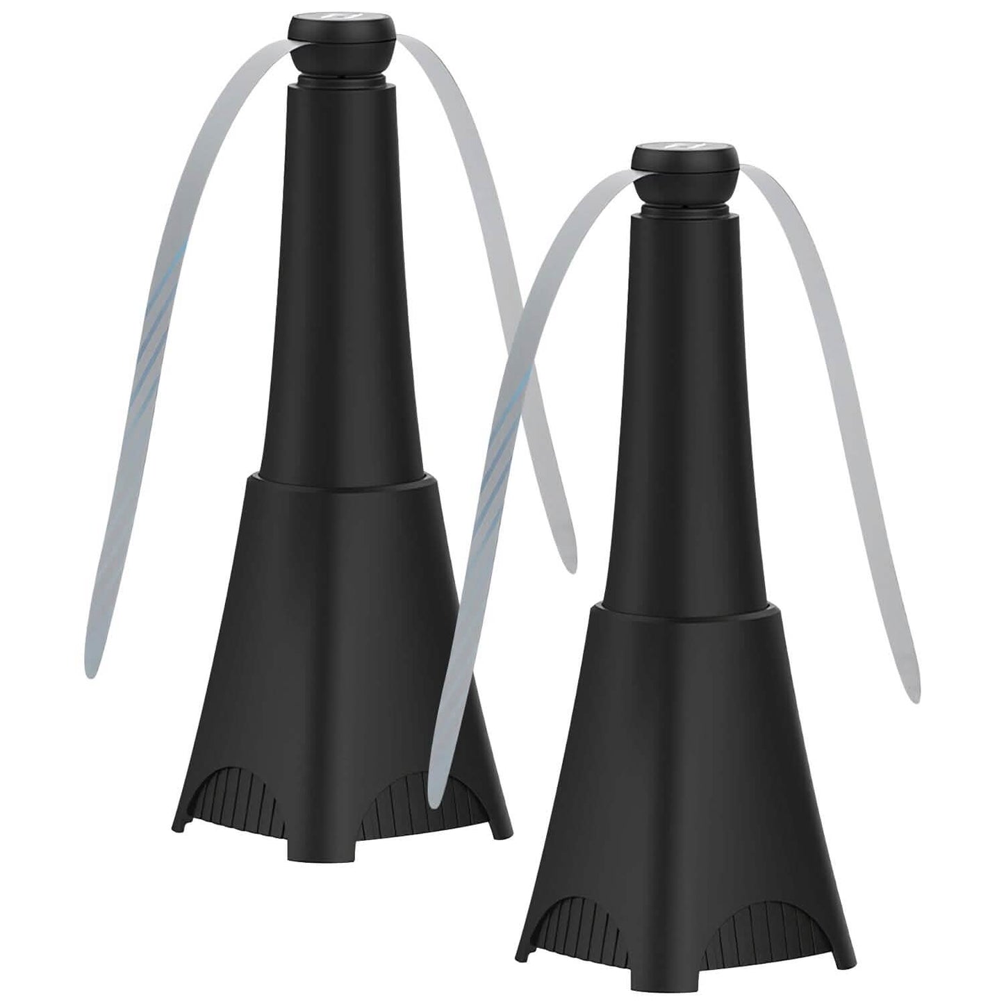 2-Pack: Portable Reflective Fly Repellent Fan Rechargeable Battery Powered Pest Control - Tophatter Daily Deals