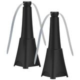 2-Pack: Portable Reflective Fly Repellent Fan Rechargeable Battery Powered Pest Control - Tophatter Daily Deals
