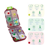 2-Pack: Portable Weekly Travel Pill Organizer Case Health & Wellness - Tophatter Daily Deals
