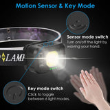 2-Pack: Rechargeable Motion Sensor Headlamp 6 Light Modes Outdoor Recreation - Tophatter Daily Deals
