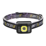 2-Pack: Rechargeable Motion Sensor Headlamp 6 Light Modes Outdoor Recreation - Tophatter Daily Deals