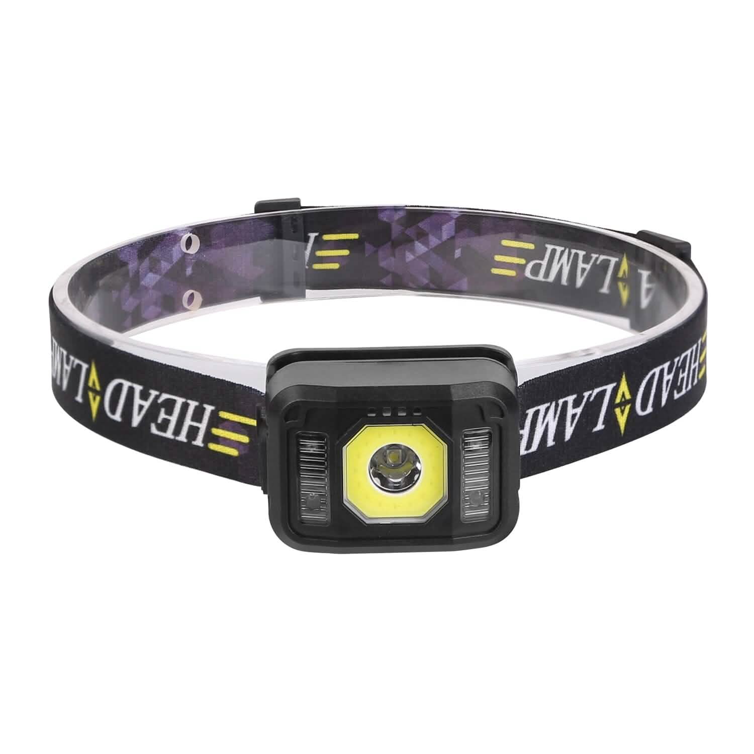 2-Pack: Rechargeable Motion Sensor Headlamp 6 Light Modes Outdoor Recreation - Tophatter Daily Deals