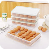 2-Pack: Refrigerator Egg Box Food Preservation Kitchen Storage - Tophatter Daily Deals