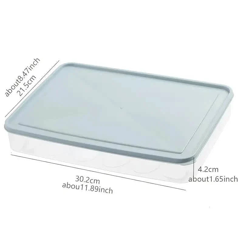 2-Pack: Refrigerator Egg Box Food Preservation Kitchen Storage - Tophatter Daily Deals