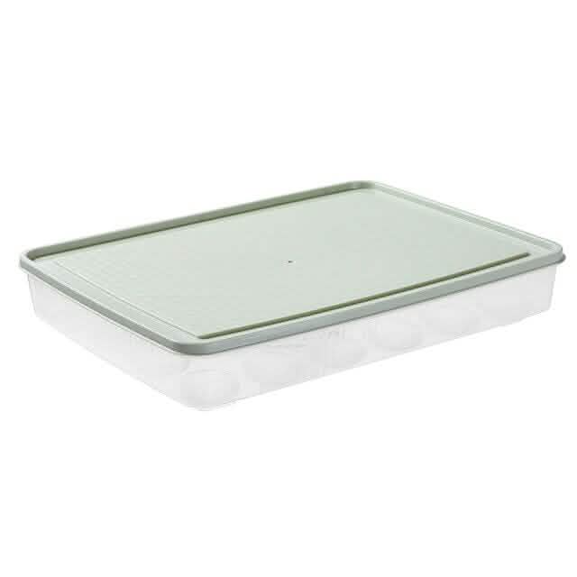 2-Pack: Refrigerator Egg Box Food Preservation Green Kitchen Storage - Tophatter Daily Deals