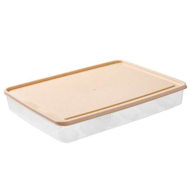 2-Pack: Refrigerator Egg Box Food Preservation Pink Kitchen Storage - Tophatter Daily Deals