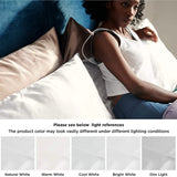 2-Pack: Satin Pillowcases with Envelope Closure Bedding - Tophatter Daily Deals
