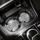 2-Pack: Shimmering Diamond Car Cup Mats Automotive - Tophatter Daily Deals