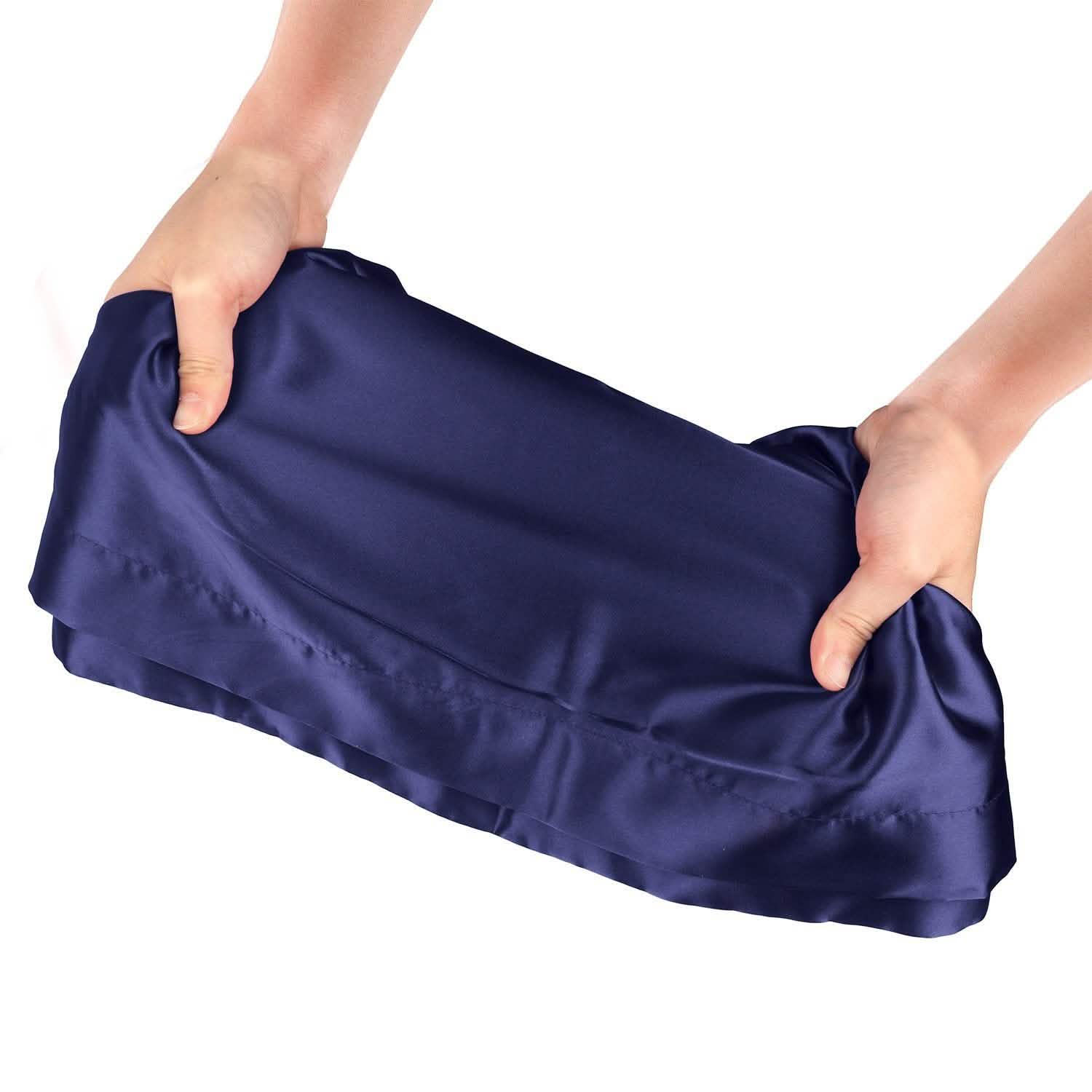 2-Pack: Soft Silky Satin Pillow Case Bedding - Tophatter Daily Deals