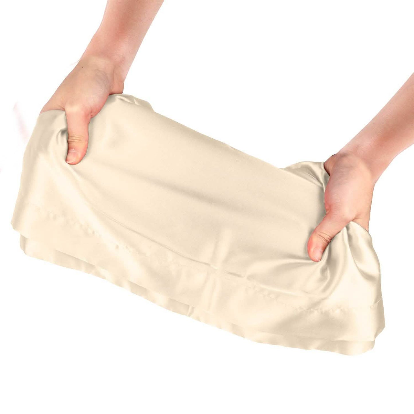 2-Pack: Soft Silky Satin Pillow Case Bedding - Tophatter Daily Deals
