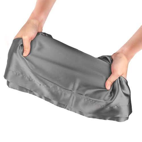 2-Pack: Soft Silky Satin Pillow Case Bedding - Tophatter Daily Deals