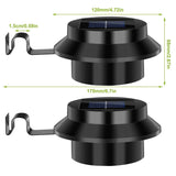 2-Pack: Solar Powered Gutter Lights Outdoor Lighting - Tophatter Daily Deals