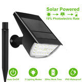 2-Pack: Solarek 32 LEDs Solar Landscape Spotlights Outdoor Lighting - Tophatter Daily Deals