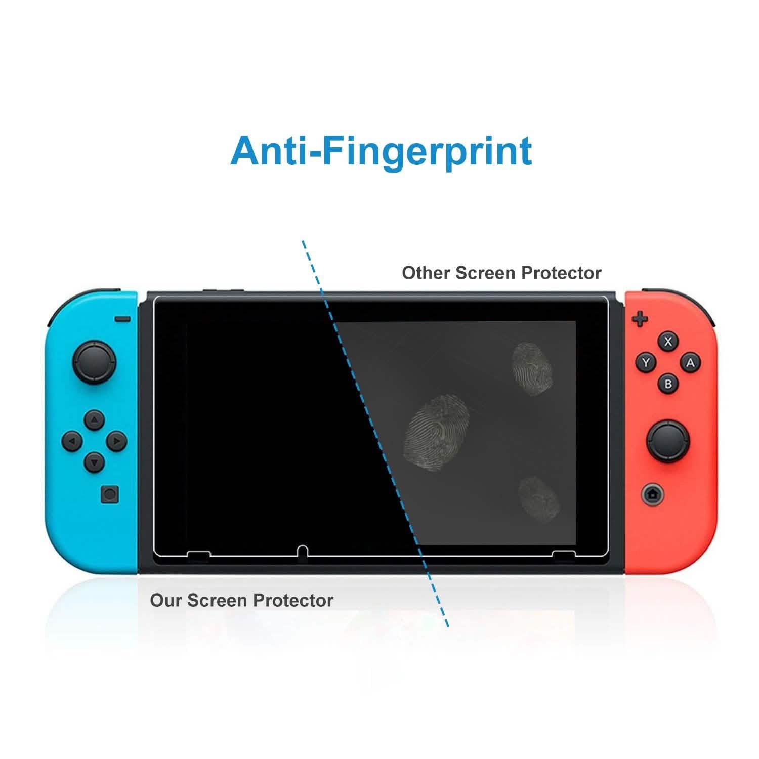 2-Pack: Tempered Glass Screen Protector for Nintendo Switch Video Games & Consoles - Tophatter Daily Deals
